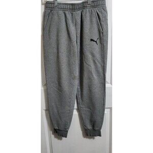 Puma Pants Mens Size L Gray Casual Track Running Joggers Sweatpants